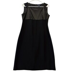 Ann Taylor‎ Cocktail Dress Women's Size 8 Black Fully Lined